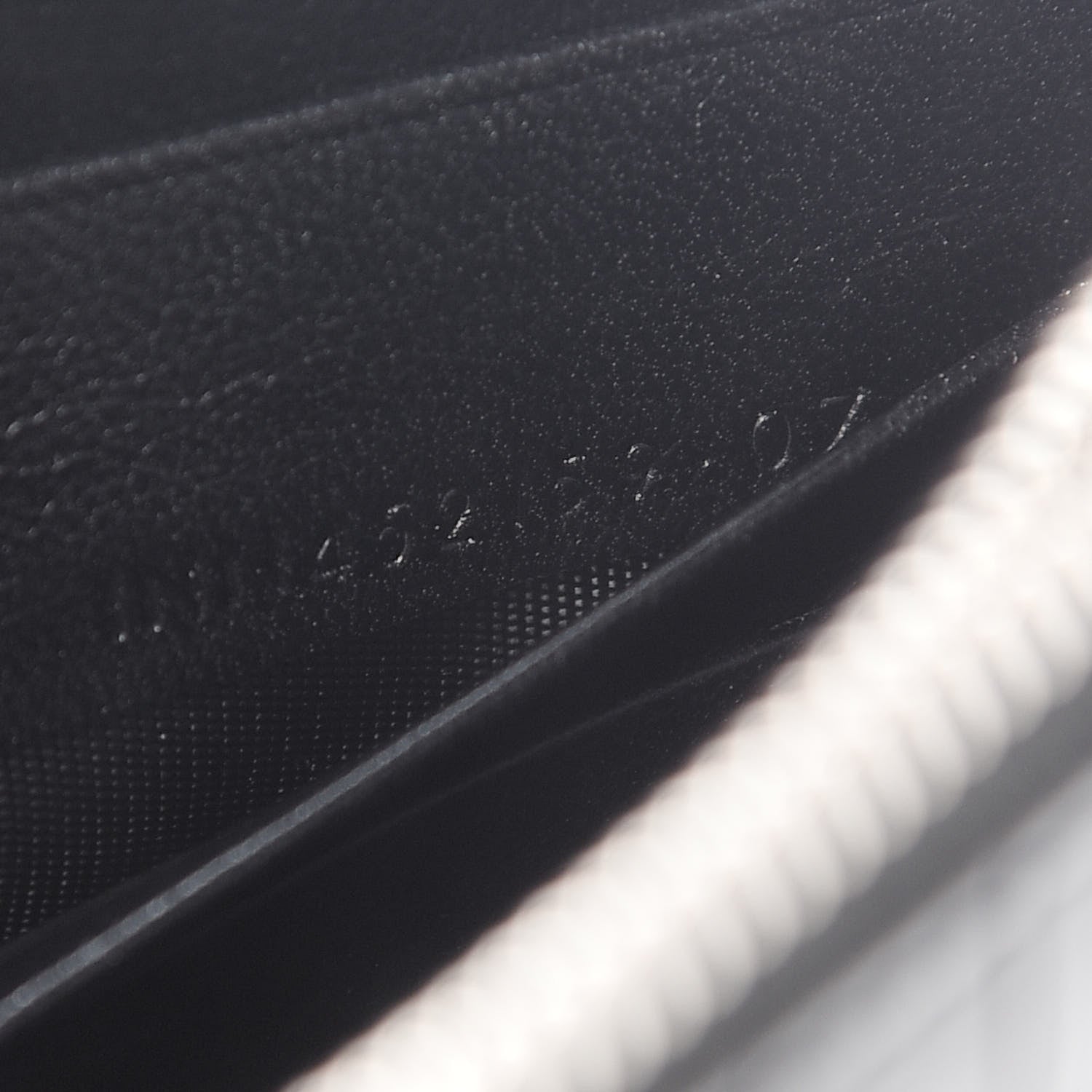 Saint Laurent Calfskin Crocodile Embossed Kate Monogram Tassel Chain Wallet Black 7 of 14