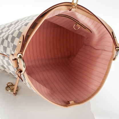 Louis Vuitton Damier Azur Delightful PM Rose Ballerine 5 of 8