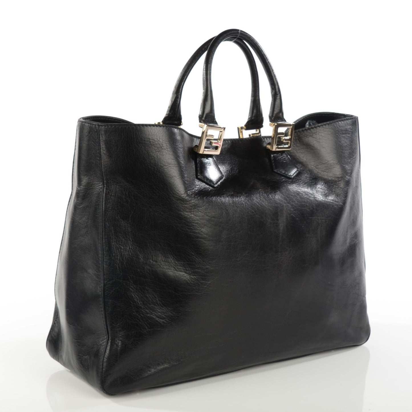 Vitello Acqua Large Twins Tote Black