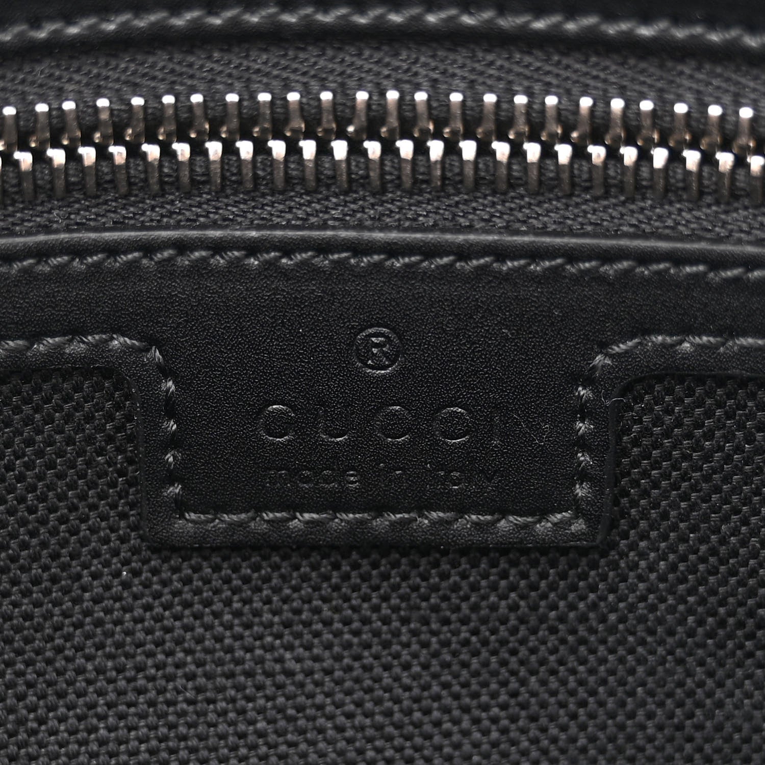 Gucci Soft GG Supreme Monogram Web Belt Bag Black Grey 6 of 13