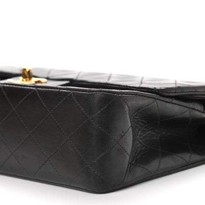 Chanel Lambskin Quilted Medium Double Flap Black 12 of 12