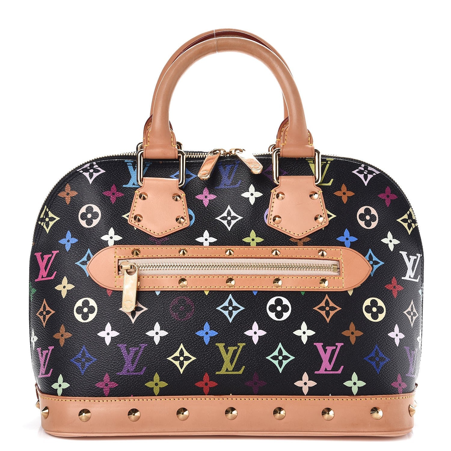 Louis Vuitton Monogram Multicolor Alma Black 1 of 10