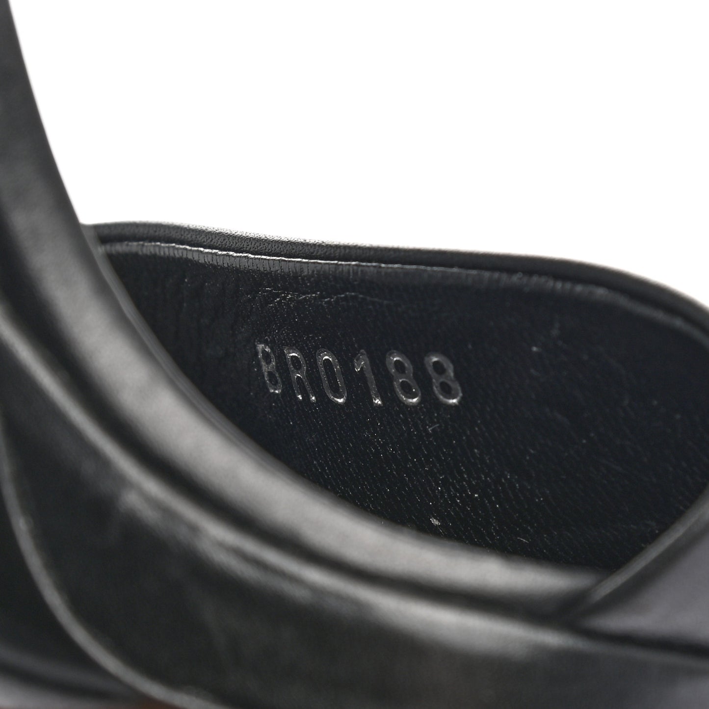 Calfskin Monogram Matchmake Cross Sandals 36 Black White