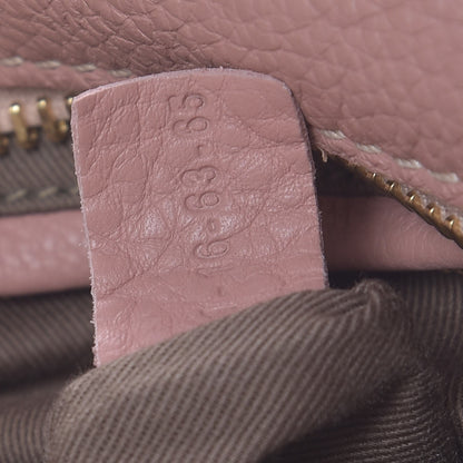 Chloe Calfskin Medium Marcie Satchel Anemone Pink 8 of 9