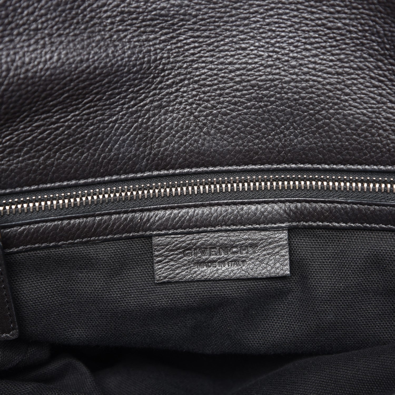 Givenchy Waxy Grained Calfskin Medium Pandora Pure Flap Bag Black 6 of 11