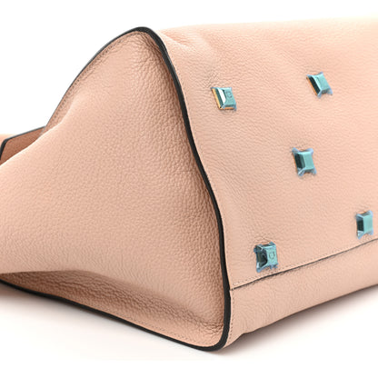 Salvatore Ferragamo Grained Calfskin Medium Studio Top Handle Bag Beige 11 of 12