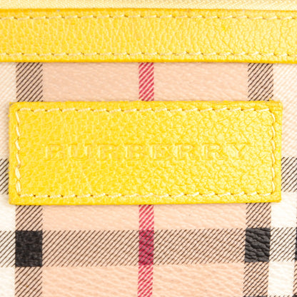 Burberry Haymarket Check Small Canterbury Tote Yellow 8 of 10