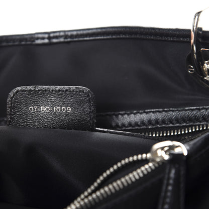 Christian Dior Satin Cannage Charming Lock Flap Shoulder Bag Black 12 of 13