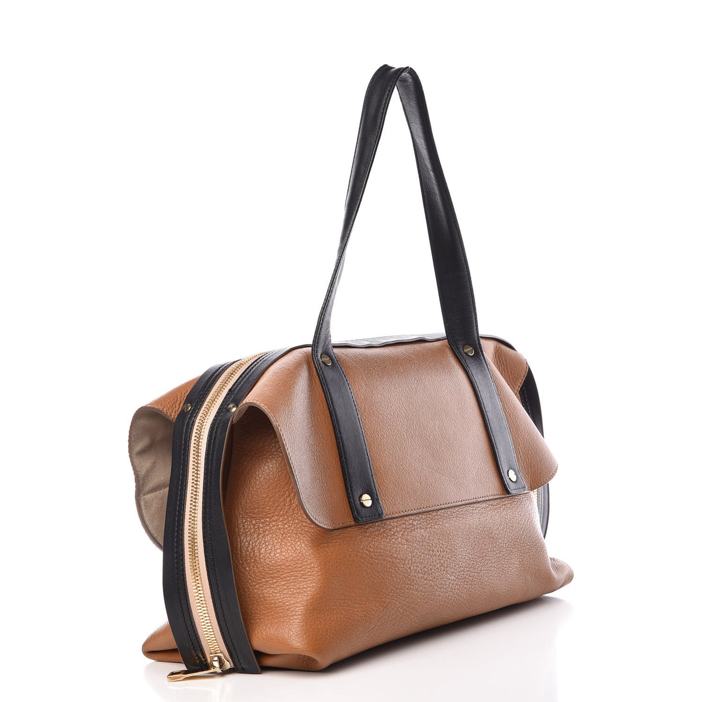 Deerskin Medium Dalston Shoulder Bag Brown