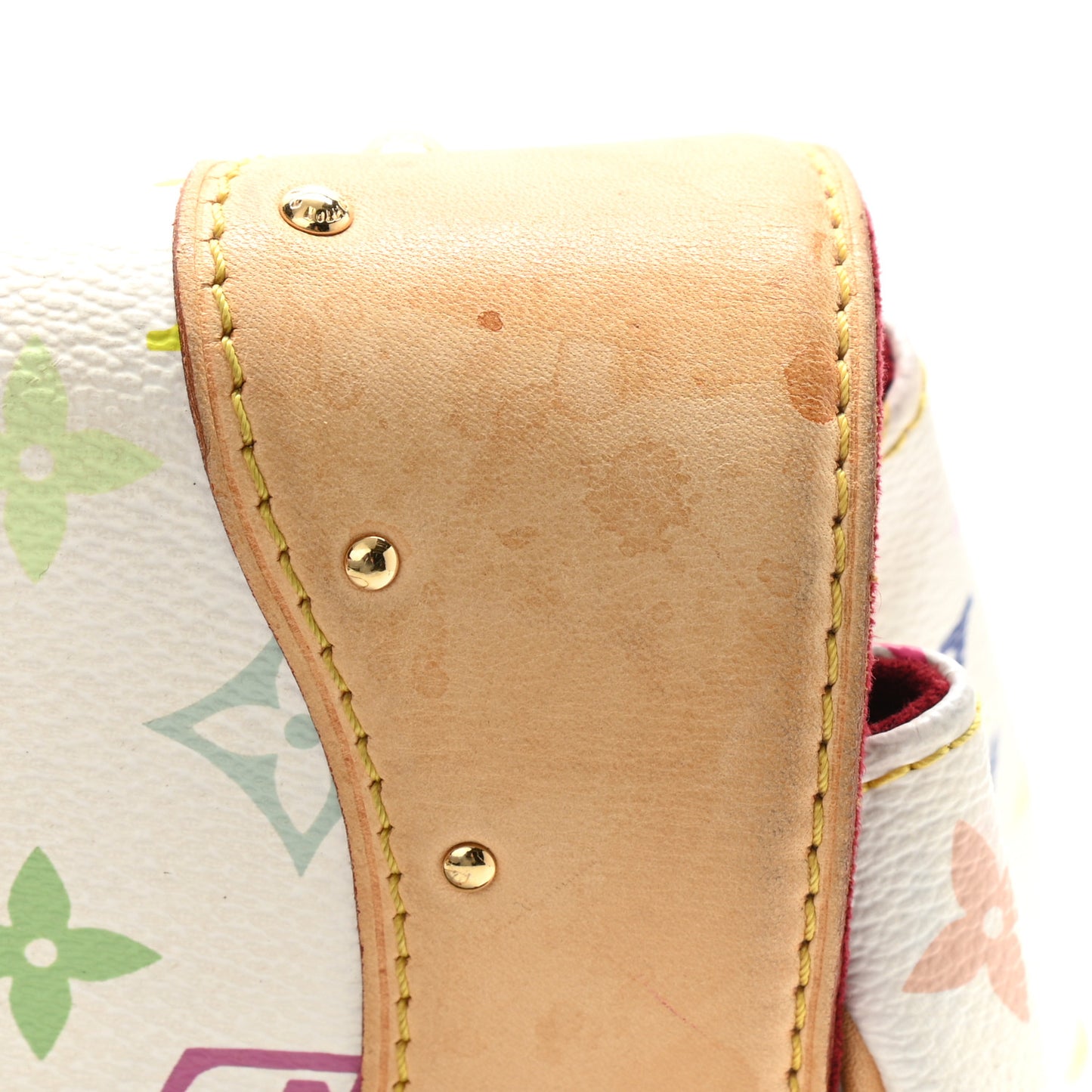 Monogram Multicolor Beverly GM White