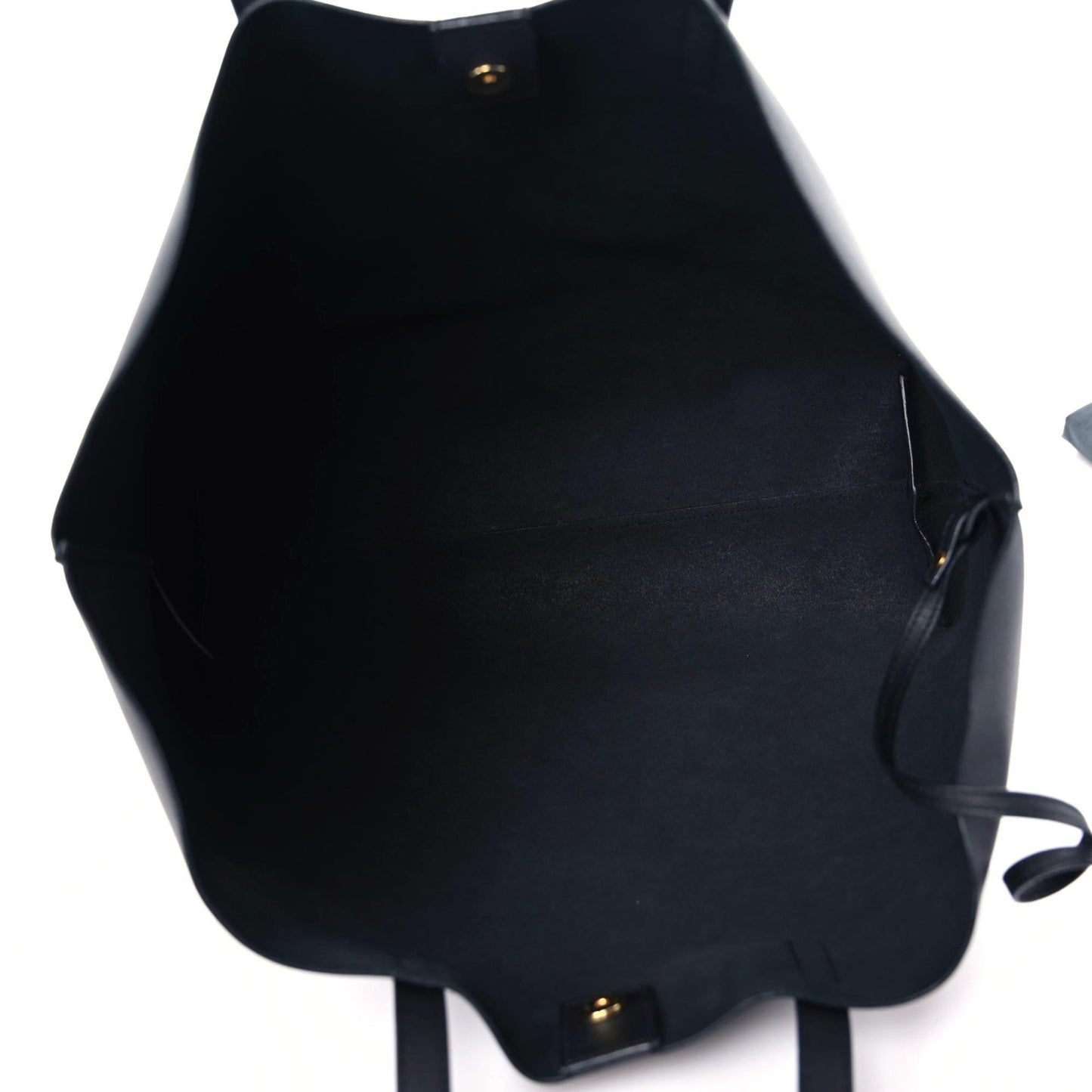 Calfskin Large Shopping Tote Black