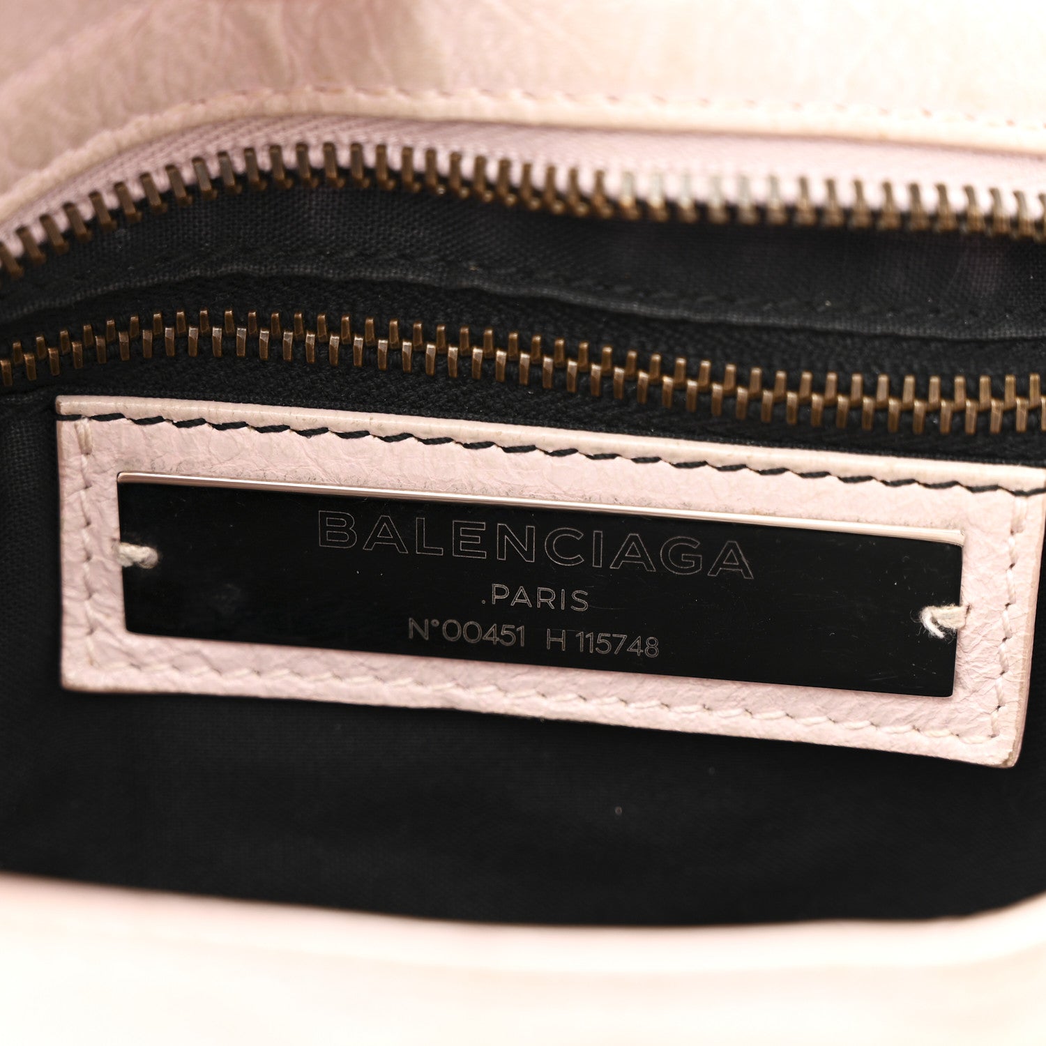 Balenciaga Agneau Classic Hardware City Rose Poudre Rose Petunia