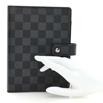 Louis Vuitton Damier Graphite Medium Ring Agenda Cover 2 of 6