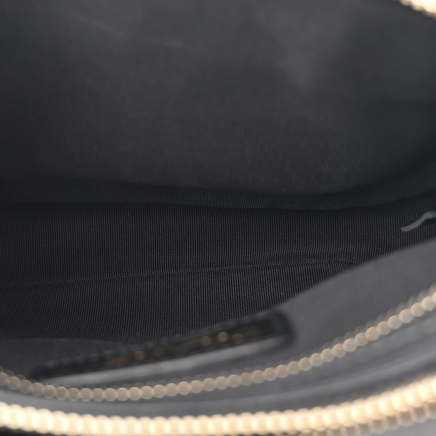 Calfskin Flap Chain Waist Bag Black