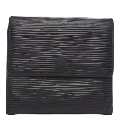 Louis Vuitton Epi Elise Wallet Black 1 of 11