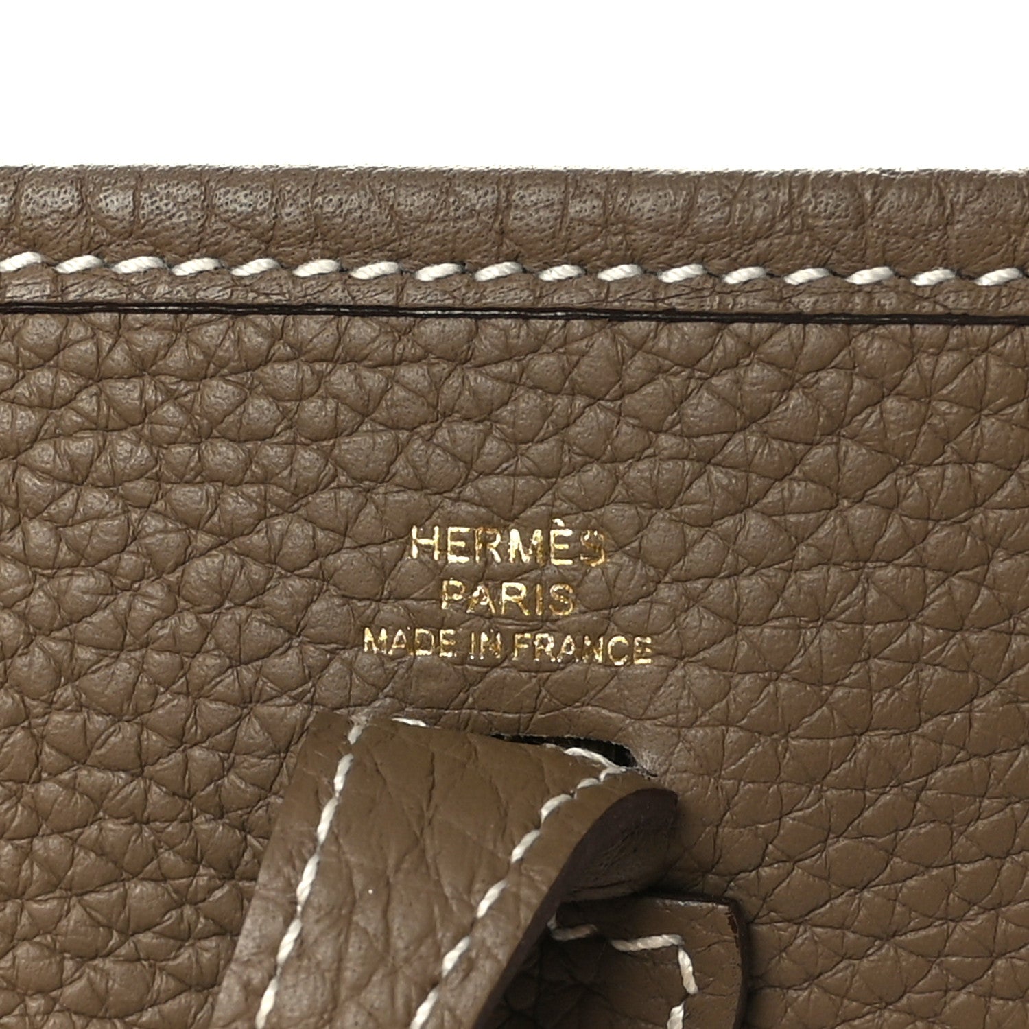 Hermes Taurillon Clemence Amazone Evelyne TPM Etoupe Bleu Indigo 6 of 10