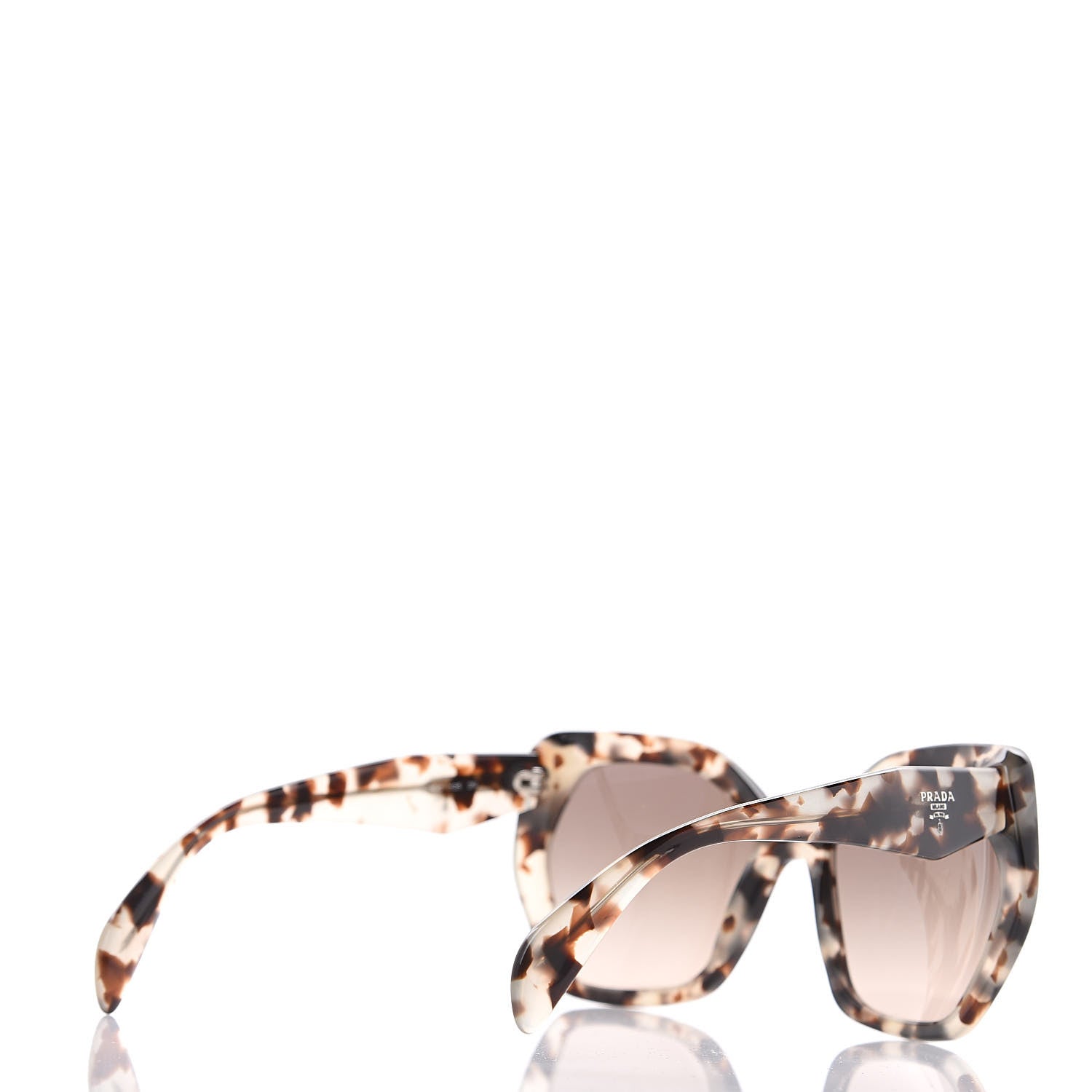 Prada Sunglasses SPR 16R Tortoise Grey 4 of 7