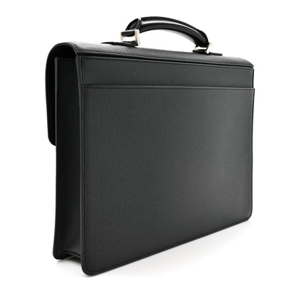 Louis Vuitton Taiga Neo Robusto 2 Compartment Briefcase Black 3 of 12
