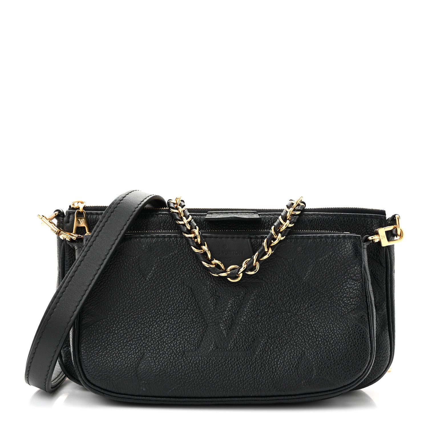 Louis Vuitton Empreinte Monogram Giant Multi Pochette Accessories Black 1 of 14