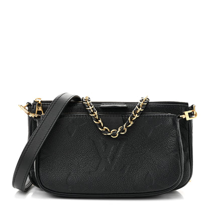 Louis Vuitton Empreinte Monogram Giant Multi Pochette Accessories Black 1 of 14