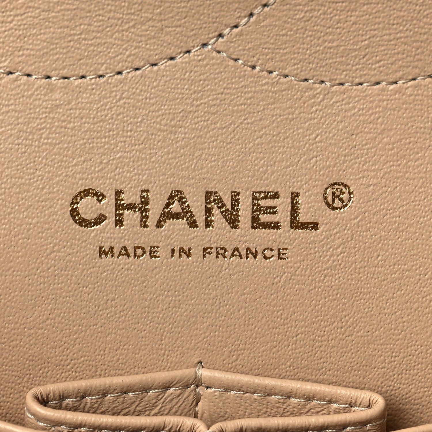 Chanel Caviar Quilted Jumbo Double Flap Beige Clair 5 of 6