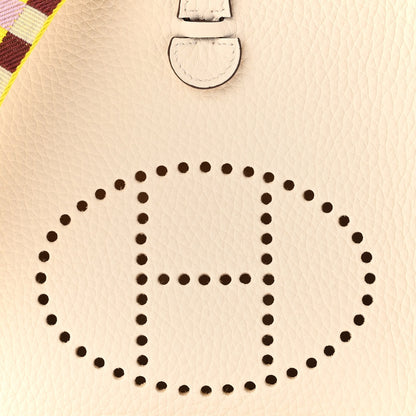 Hermes Taurillon Clemence Quadrille Evelyne TPM Nata Citron 8 of 10