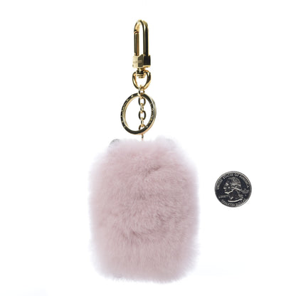 Louis Vuitton Mink Fur Reverse Monogram Eye-Trunk Bear Bag Charm Key Holder 2 of 5