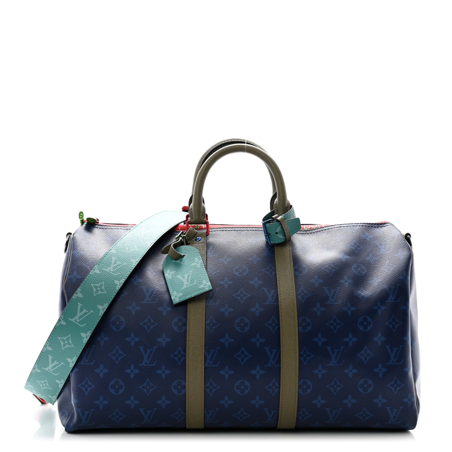 Monogram Outdoor Keepall Bandouliere 45 Pacific Blue
