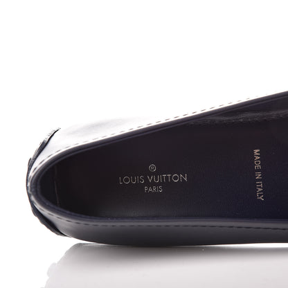 Louis Vuitton Calfskin Oxford Ballerina Flats 39 Navy 7 of 9