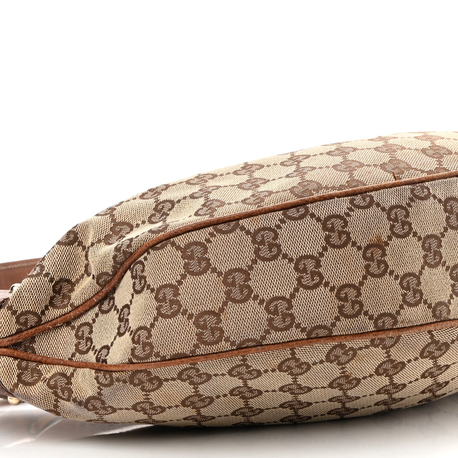 Gucci Monogram Bamboo Ring Hobo Brown 9 of 14