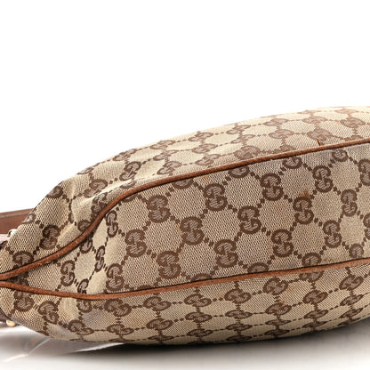 Gucci Monogram Bamboo Ring Hobo Brown 9 of 14
