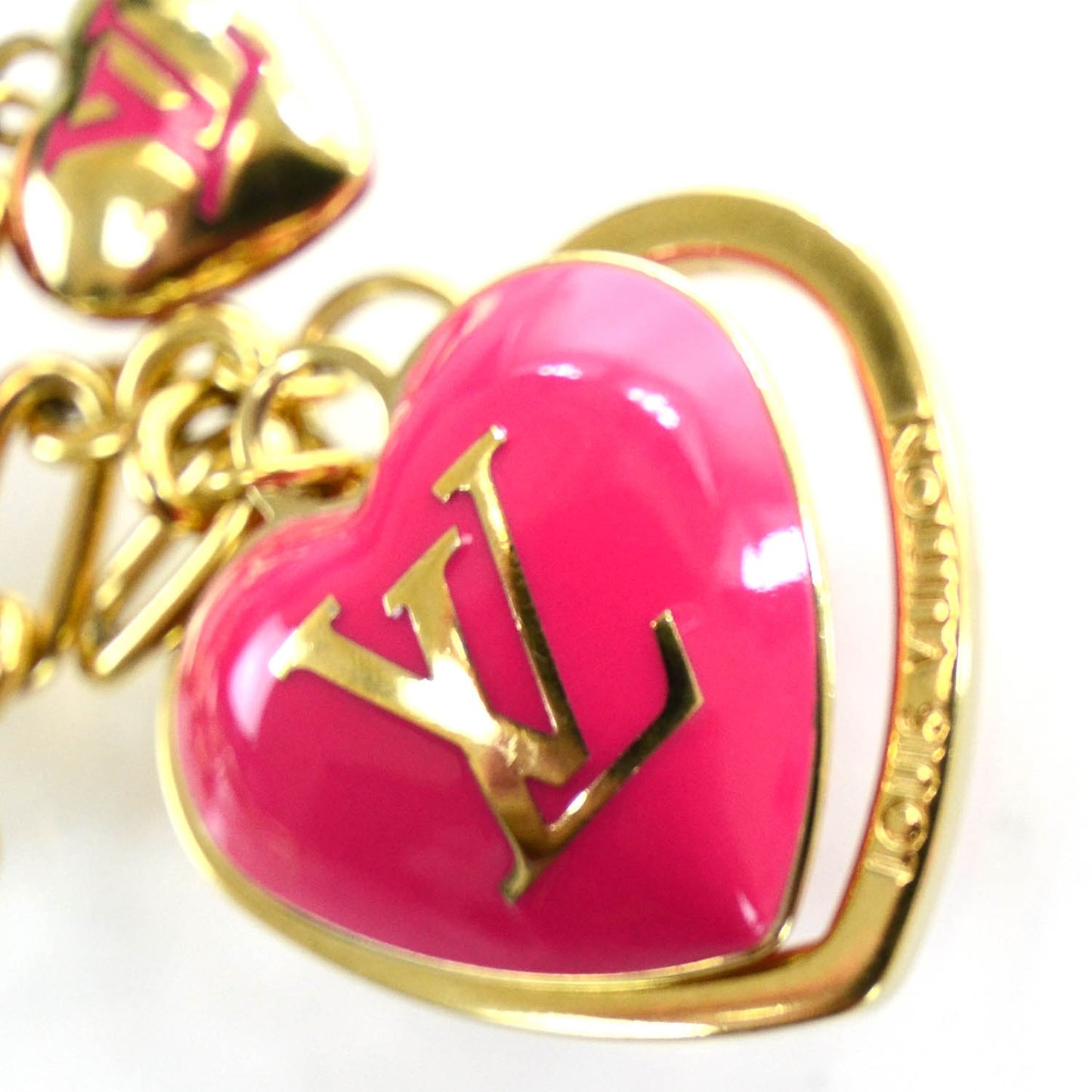 Coeurs Heart Bag Charm Key Holder
