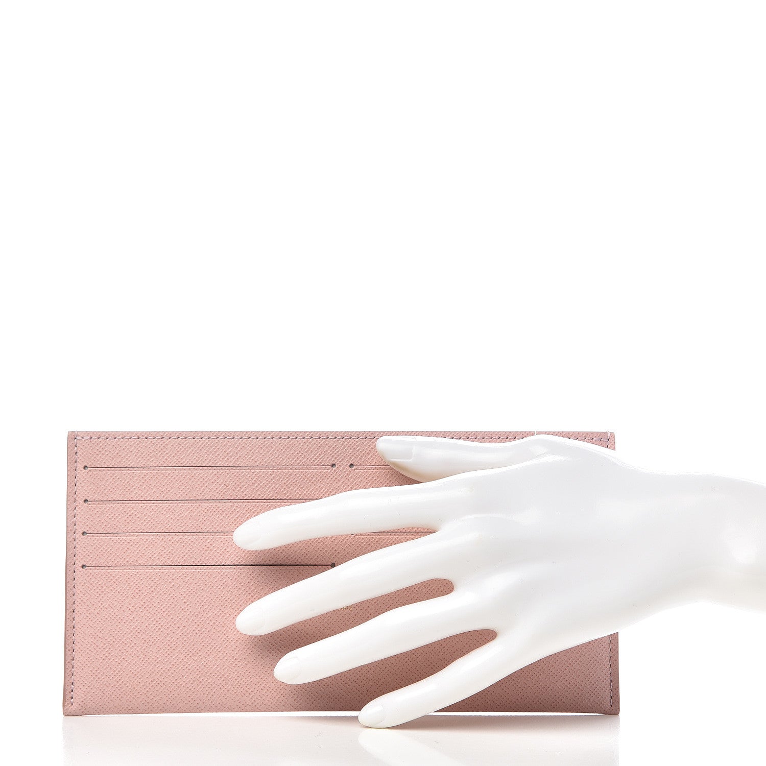 Louis Vuitton Calfskin Felicie Card Holder Insert Rose Ballerine 2 of 6
