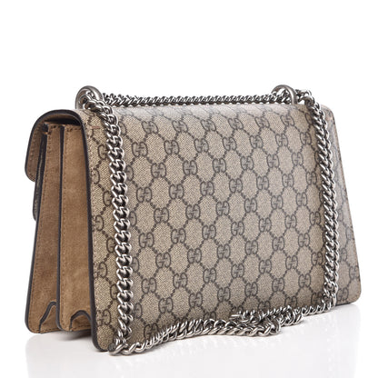 Gucci GG Supreme Monogram Small Dionysus Shoulder Bag Taupe 3 of 11