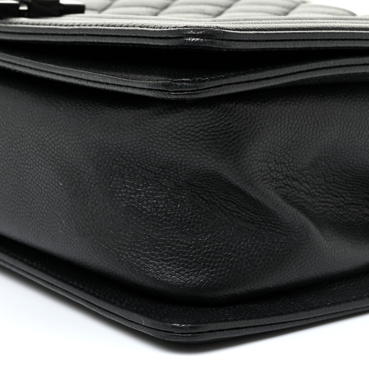 Chanel Caviar Quilted Medium Boy Flap So Black 10 of 13