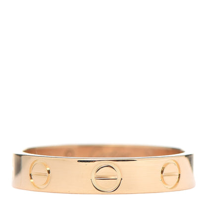 Cartier 18K Yellow Gold 3.5mm LOVE Wedding Band Ring 51 5.75 1 of 5