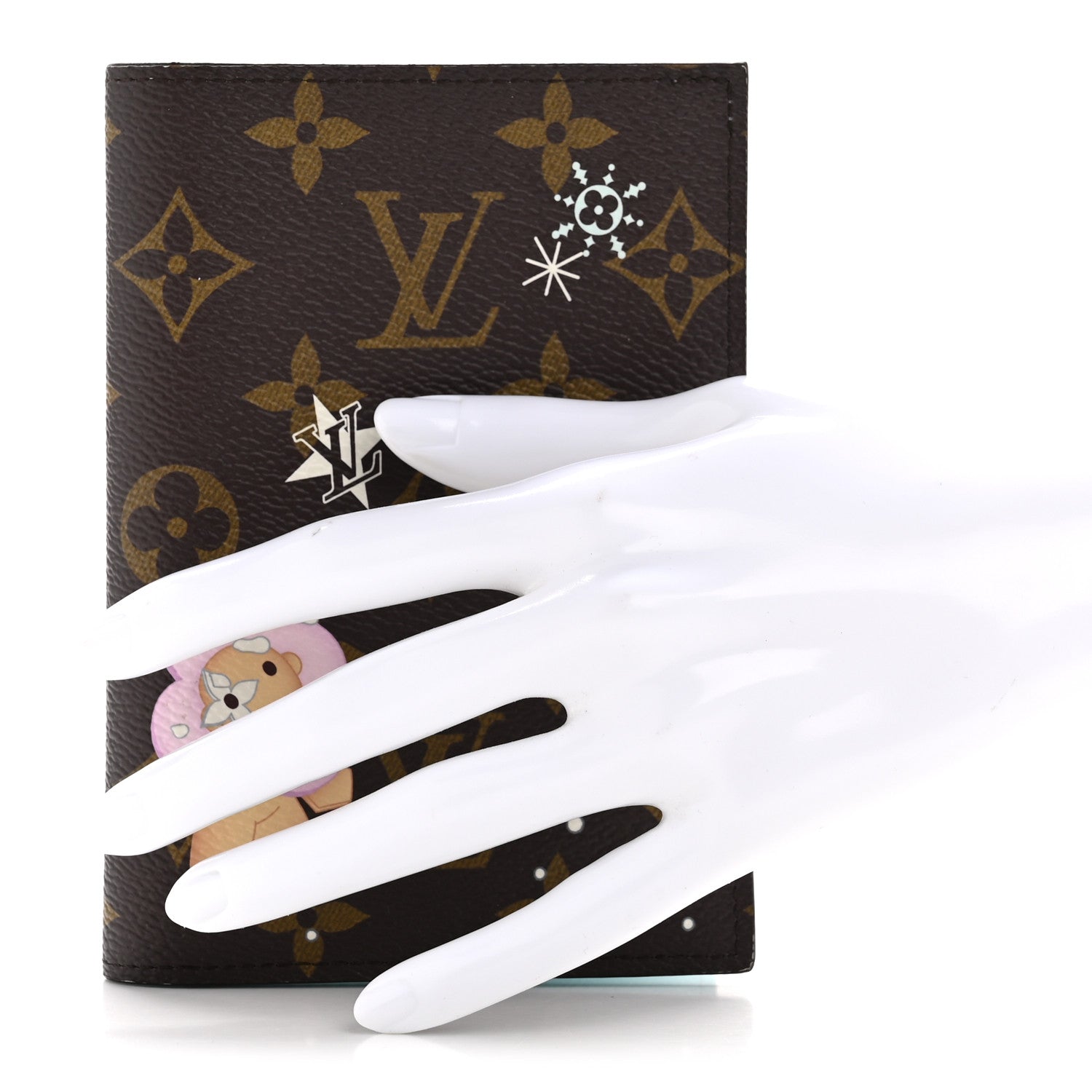 Louis Vuitton Monogram 2025 Christmas Animation Passport Cover Azur Frost 2 of 7