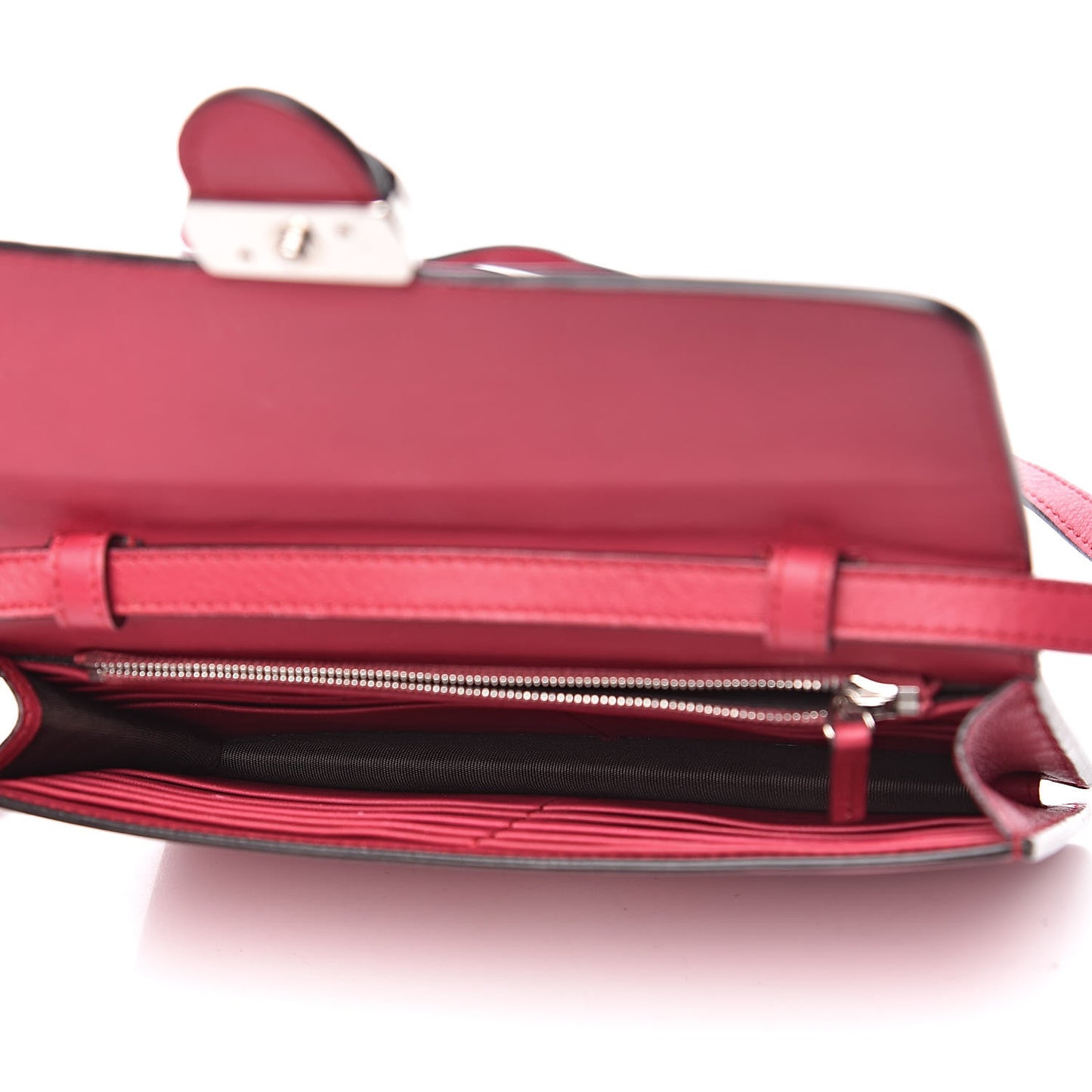 Calfskin Icon Wallet Red