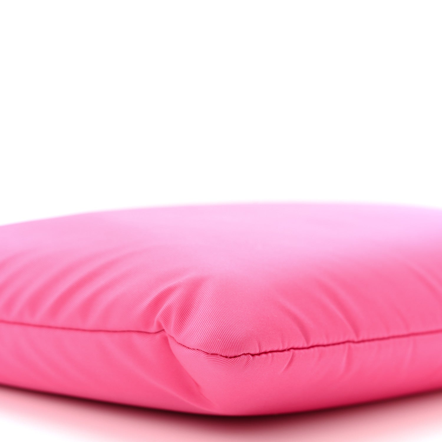 Prada Tessuto Nylon Soft Padded Medium Chain Clutch Bag Fuxia 9 of 10