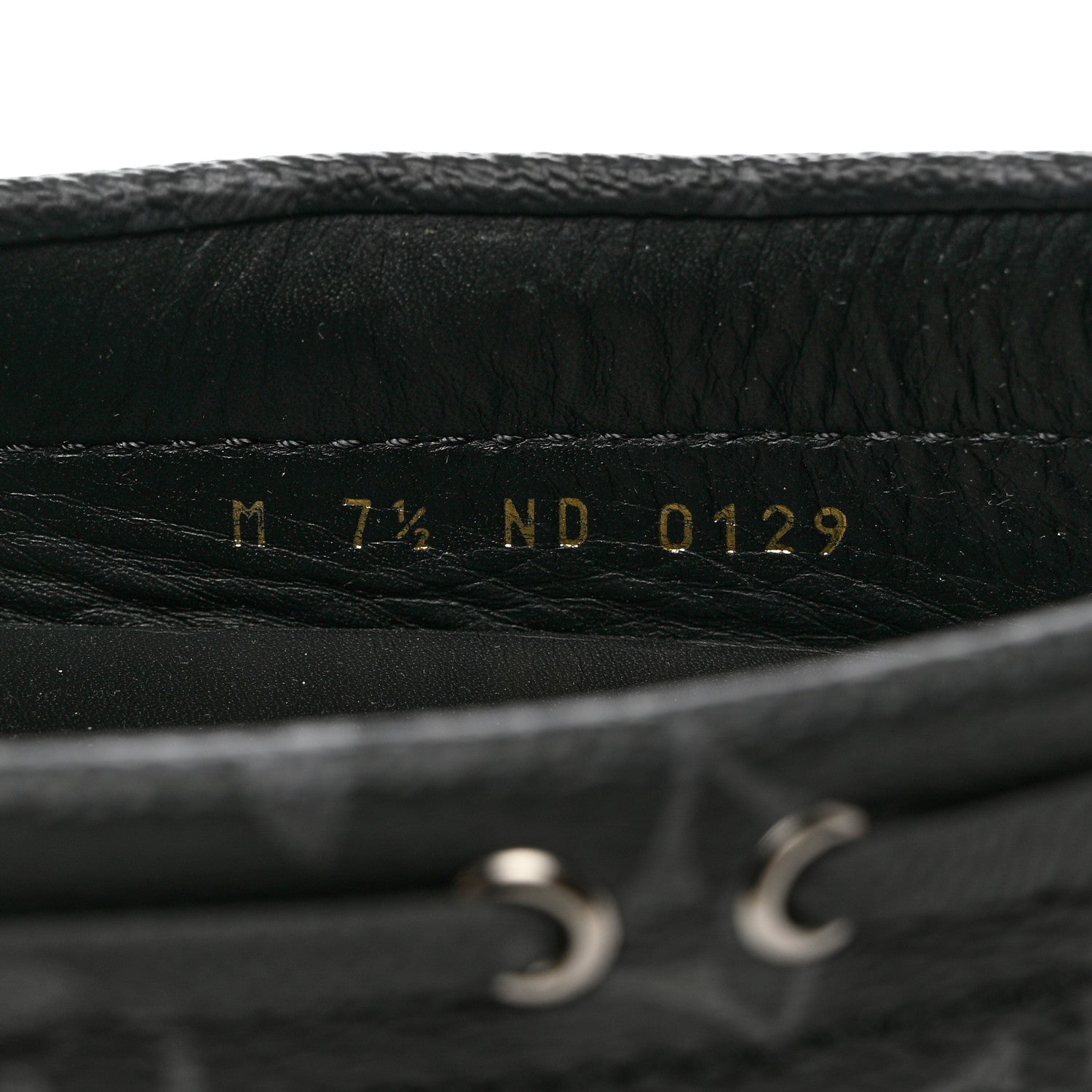 Louis Vuitton Monogram Eclipse Mens Arizona Car Shoe Moccasin Loafers 7.5 6 of 8