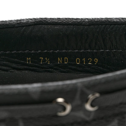 Louis Vuitton Monogram Eclipse Mens Arizona Car Shoe Moccasin Loafers 7.5 6 of 8