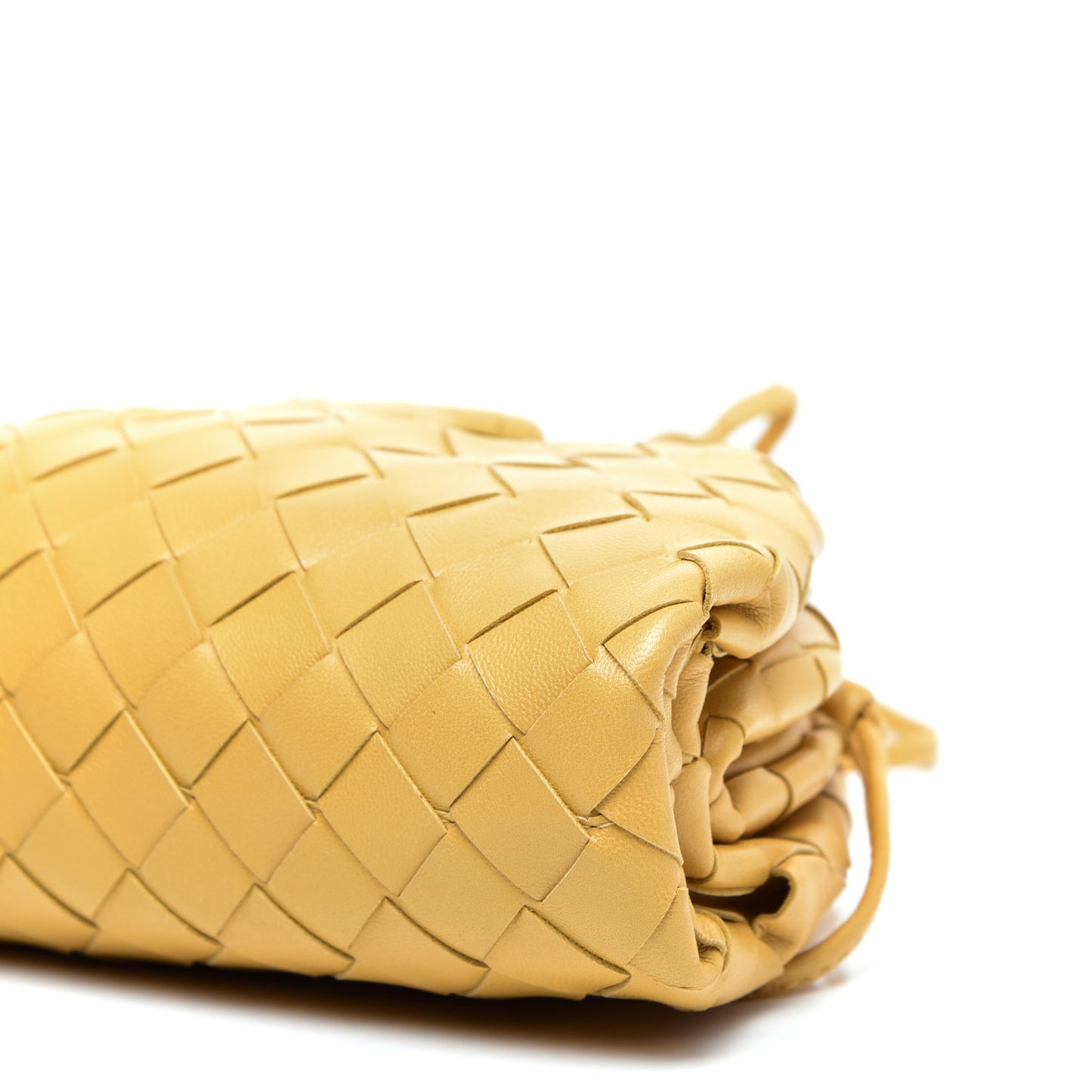 Nappa Intrecciato The Mini Pouch Buttercup