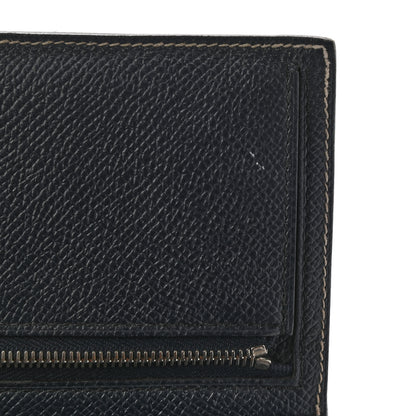 Hermes Epsom Bearn Verso Gusset Wallet Gris Tourterelle Bleu Indigo 7 of 15