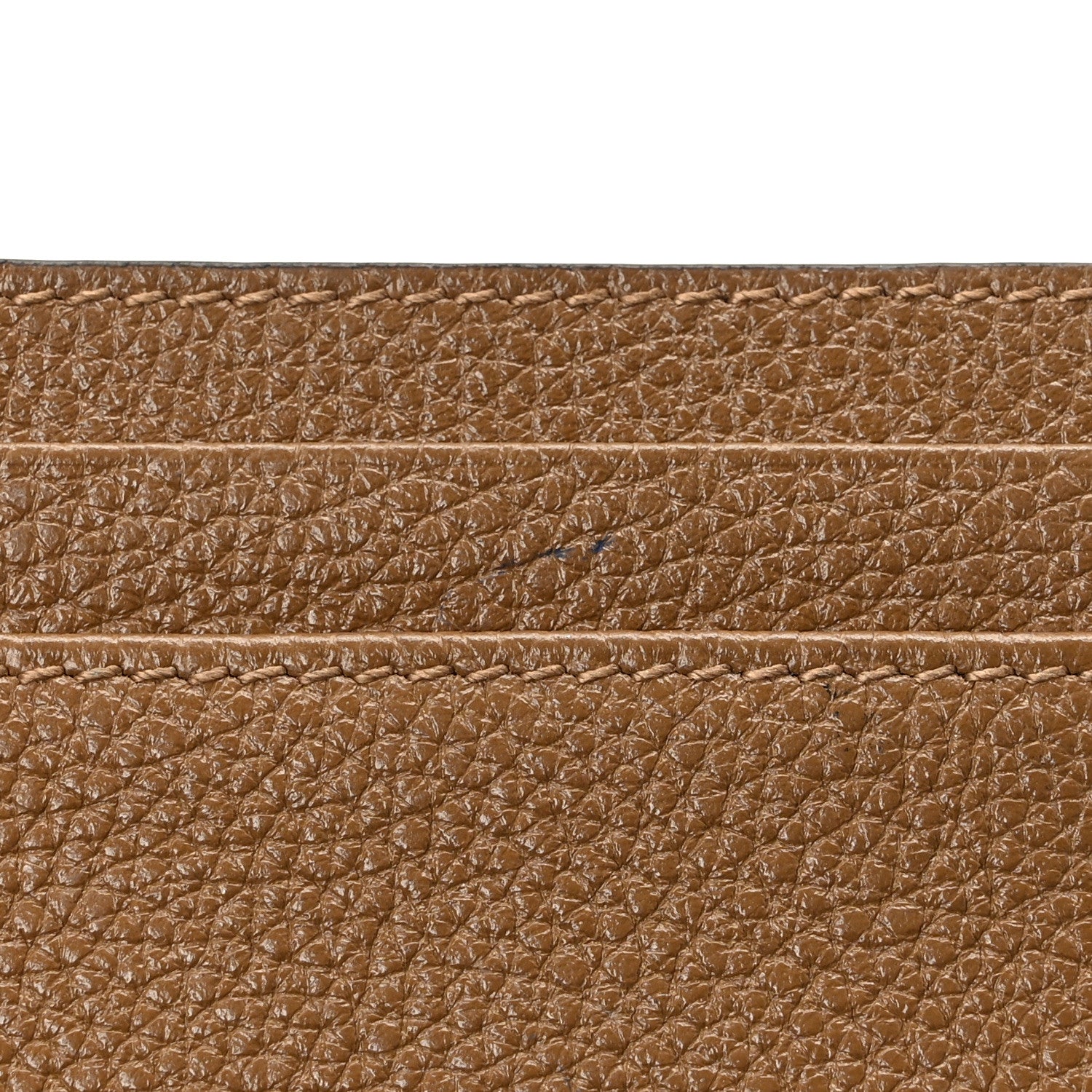Gucci Grainy Calfskin Zumi Card Holder Friky Taupe 8 of 8