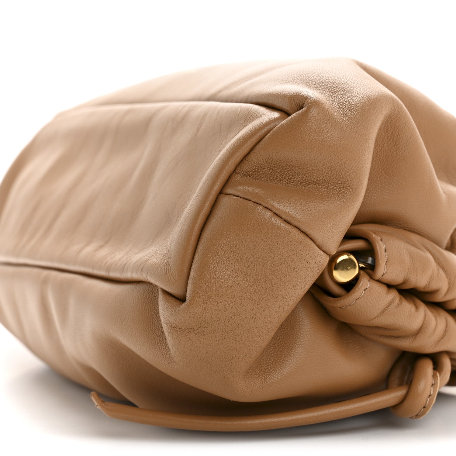 Mansur Gavriel Lambskin Cloud Mini Clutch Caramel 10 of 10