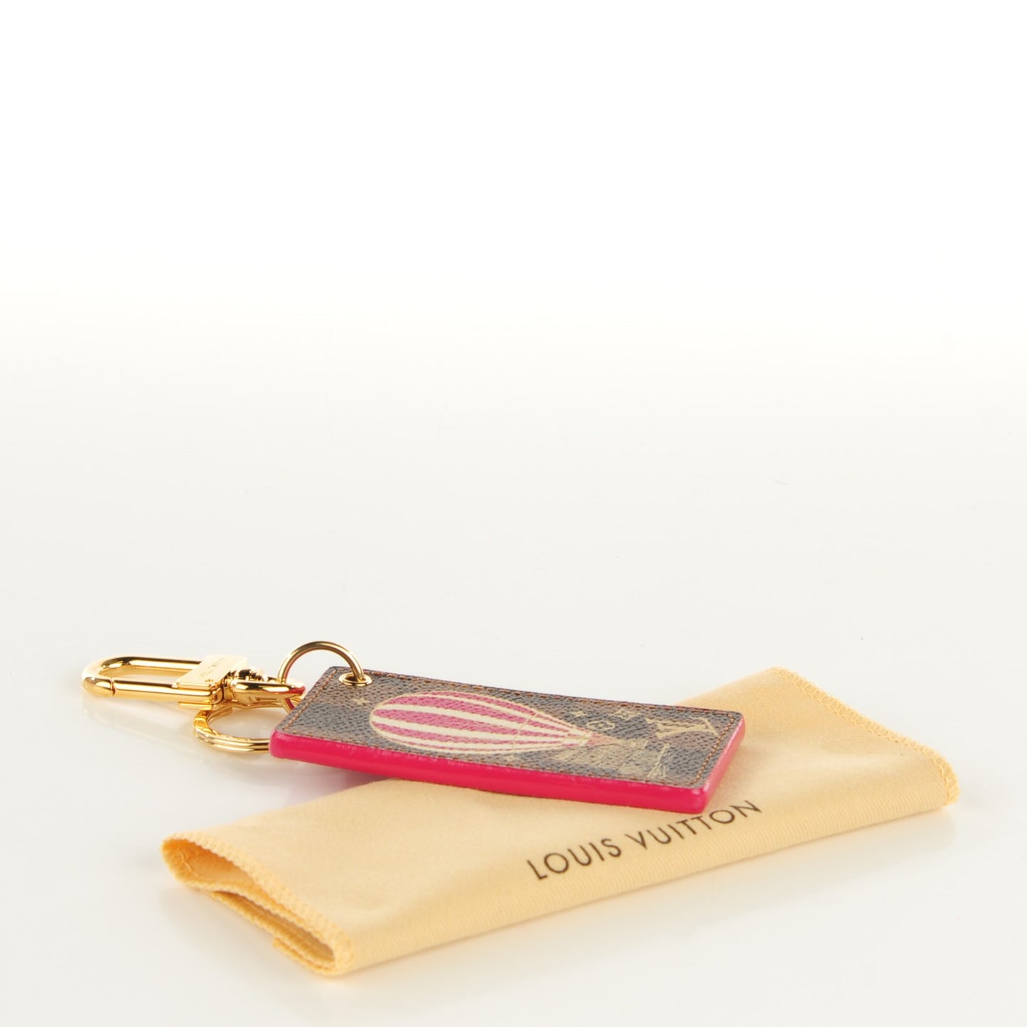 Damier Ebene Illustre Air Balloon Bag Charm Grenade