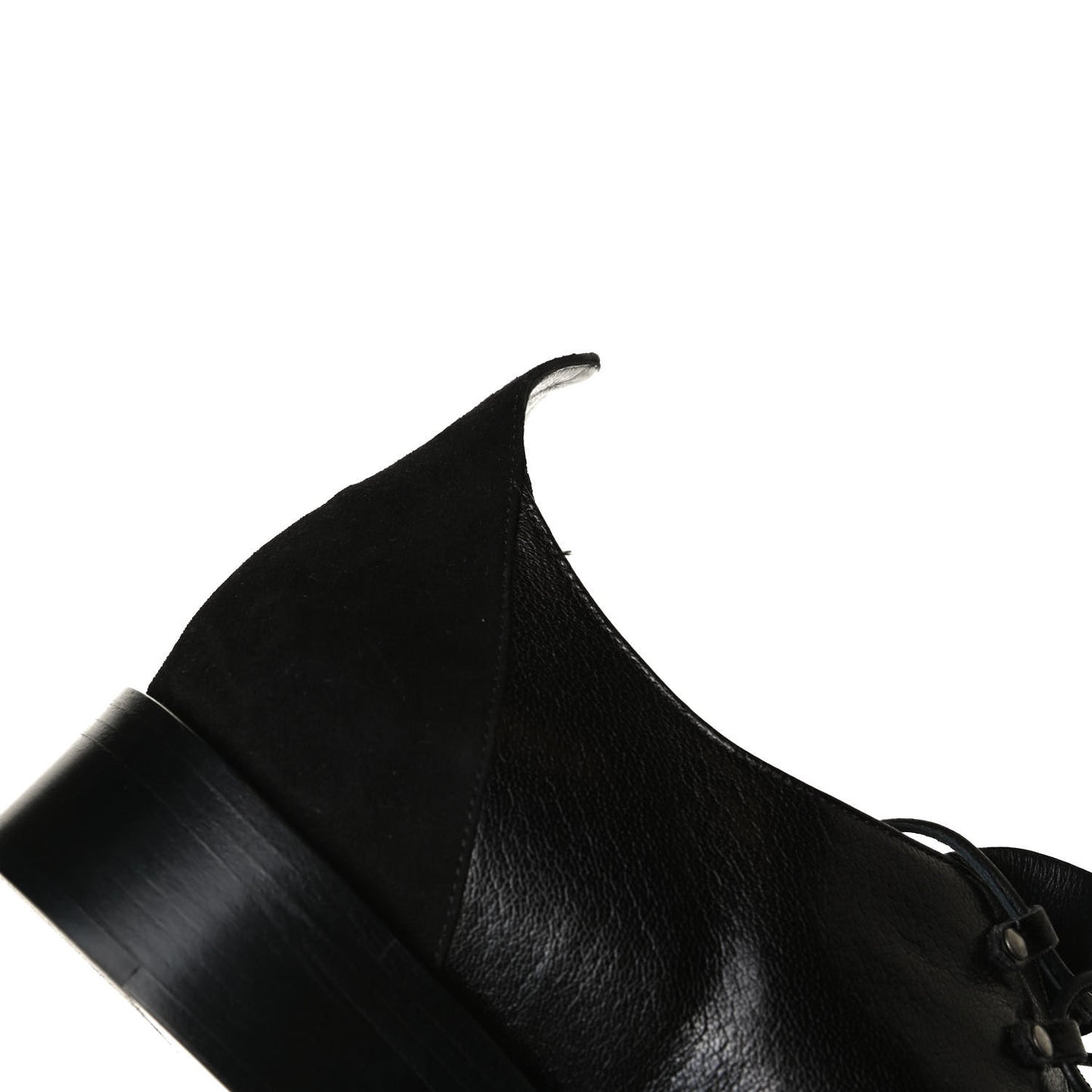Grained Calfskin Suede GV3 Derby Shoes 40 Black