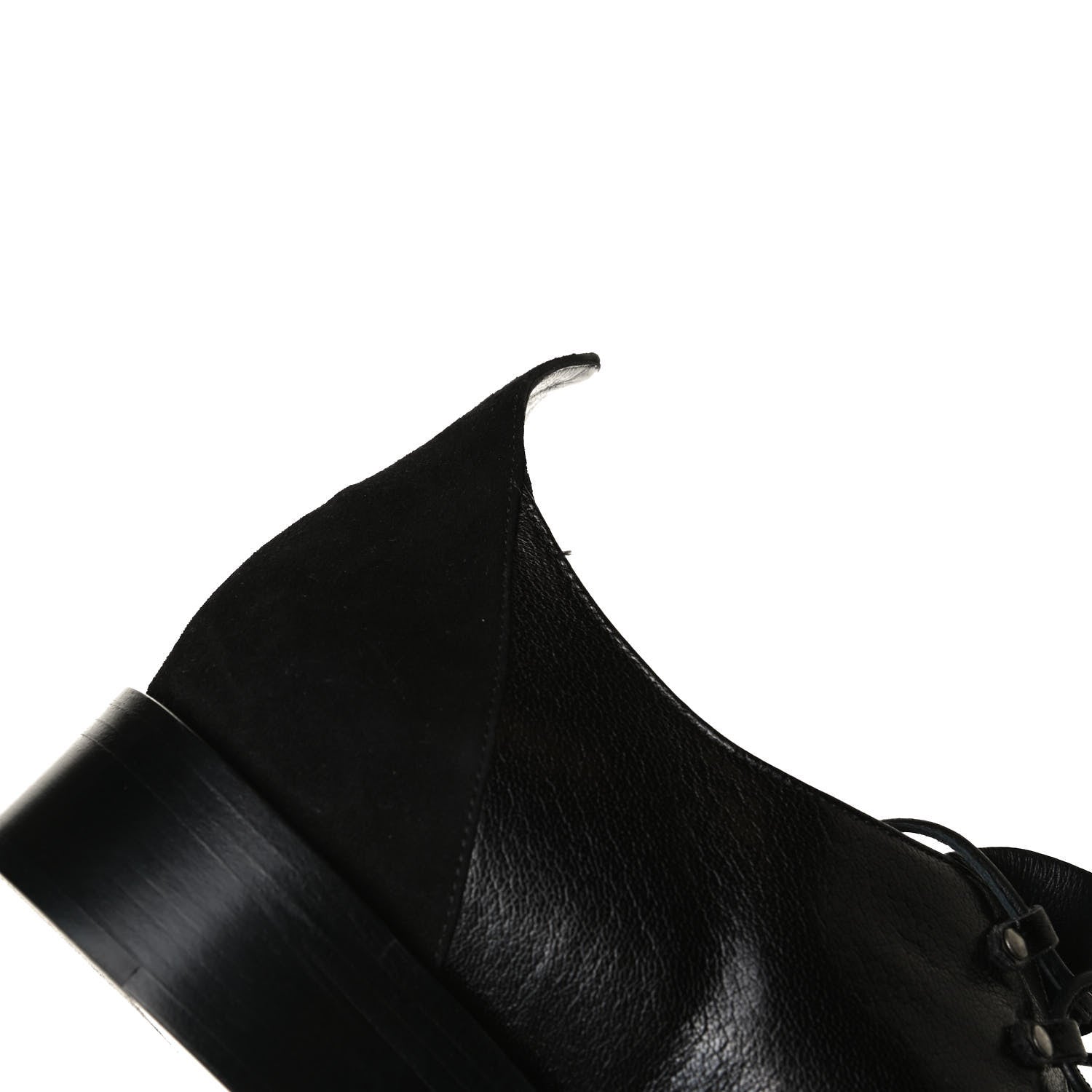 Givenchy Grained Calfskin Suede GV3 Derby Shoes 40 Black 13 of 16