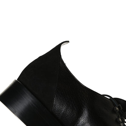Givenchy Grained Calfskin Suede GV3 Derby Shoes 40 Black 13 of 16