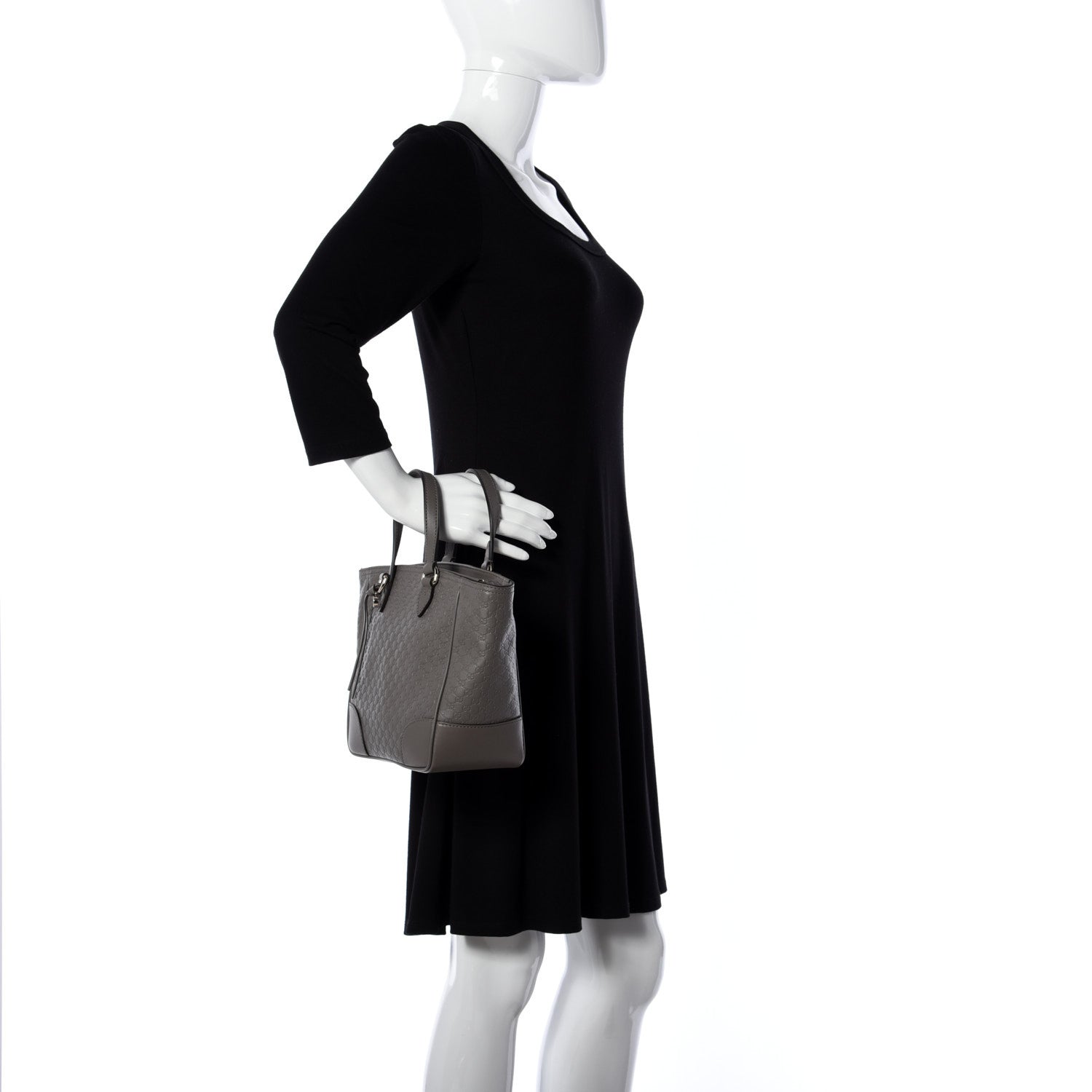 Gucci Microguccissima Small Bree Tote Graphite 3 of 16